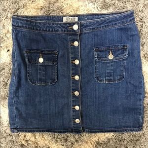 Denim Mini Skirt